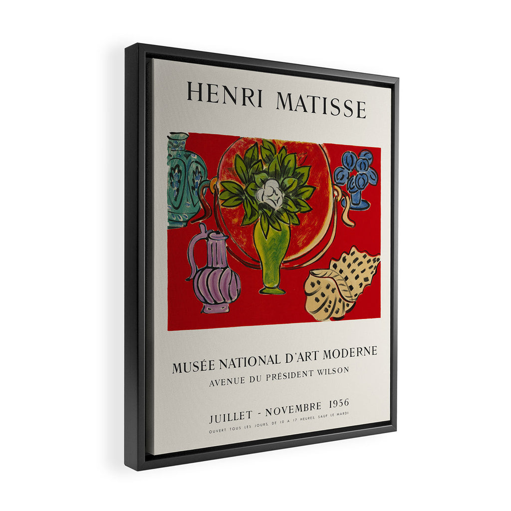 Henri Matisse Vintage Art Exhibition Poster, 1956 Framed Canvas Print Gallery Image 2