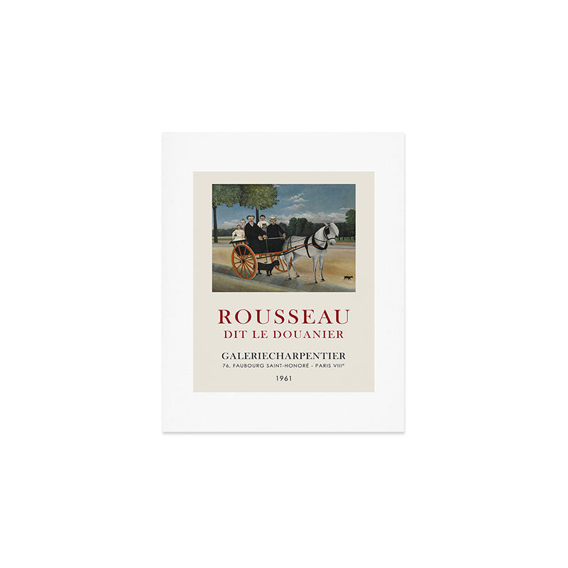 Henri Rousseau Vintage Exhibition Poster, 1961 Art Print Gallery Image 1