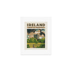 Ireland Land of Romance Vintage Travel Poster, 1930s Art Print Gallery Image 1