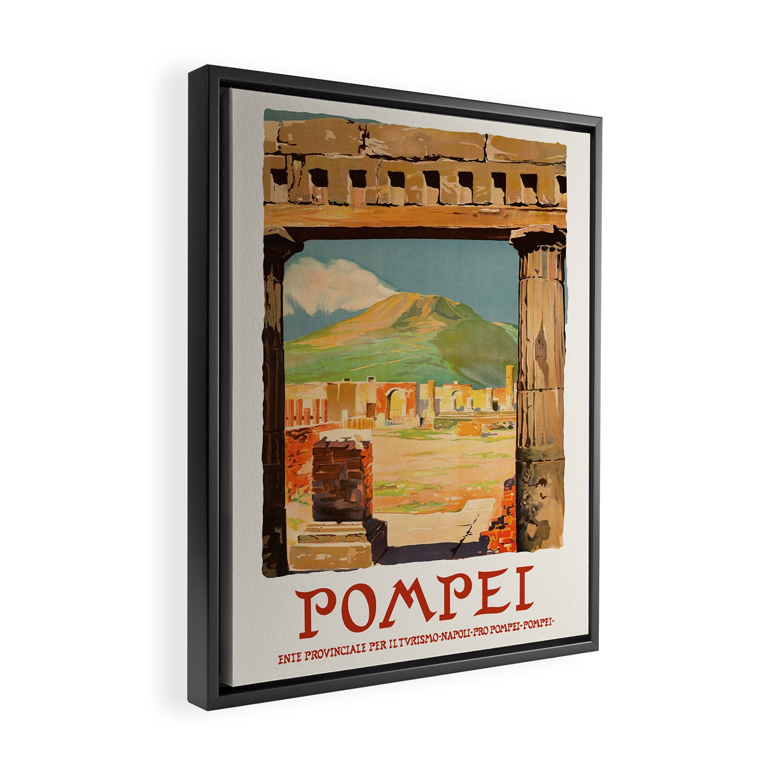 Italy - Pompei Framed Canvas Print Gallery Image 2