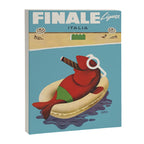 Italy Vintage Travel Poster - Finale Ligure, 1954 Canvas Print Gallery Image 6