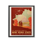 It's Beautiful Now In New York State Framed Canvas Print Gallery Image 6