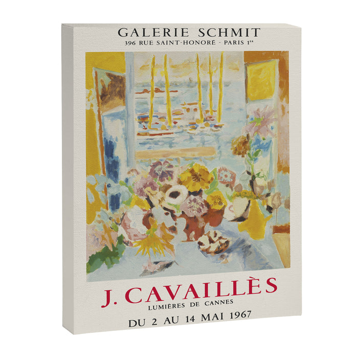 Jules Cavailles Art Exhibition Poster, 1967 Canvas Print Gallery Image 1