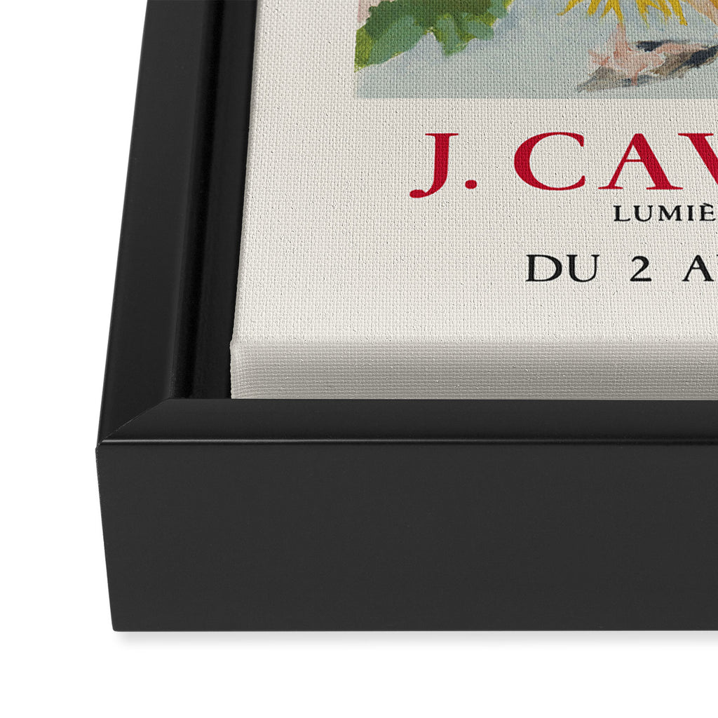 Jules Cavailles Art Exhibition Poster, 1967 Framed Canvas Print Gallery Image 3
