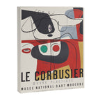 Le Corbusier - Exhibition poster for MusÃ©e National dâArt Moderne, 1954 Canvas Print Gallery Image 6
