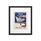 Le Corbusier - Exhibition poster for Poeme de L'Angle Droit 1995 in Paris Framed Art Print Gallery Image 5