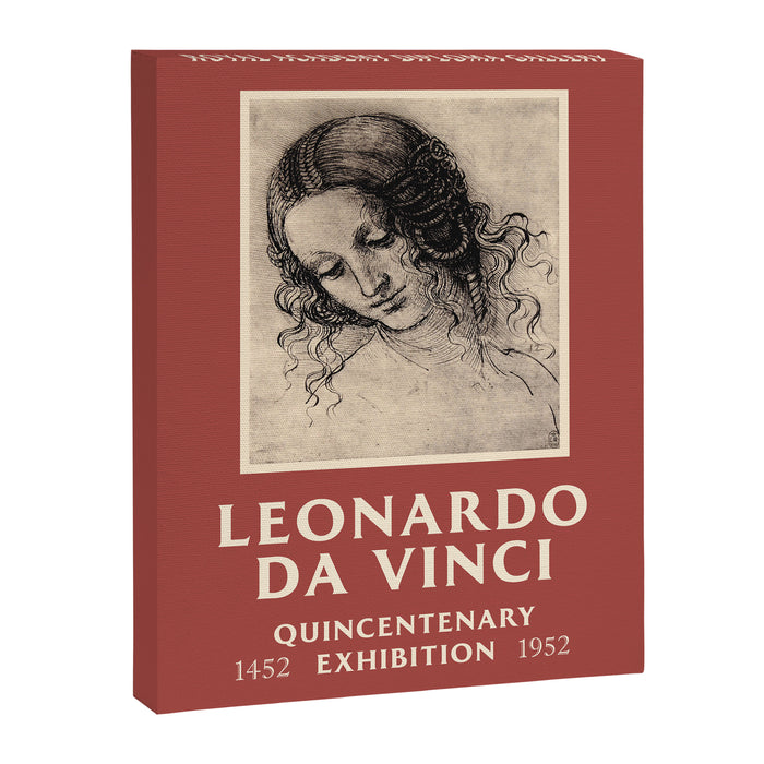Leonardo Da Vinci Exhibition Poster, 1952 Canvas Print Gallery Image 1
