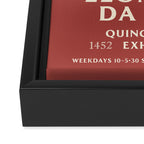 Leonardo Da Vinci Exhibition Poster, 1952 Framed Canvas Print Gallery Image 3