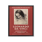 Leonardo Da Vinci Exhibition Poster, 1952 Framed Canvas Print Gallery Image 6