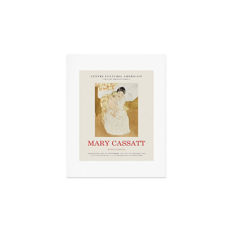 Mary Cassatt Vintage Art Exhibition Poster, 1959 Art Print Gallery Image 1