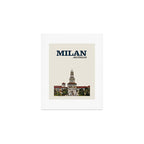 Milan Vintage Travel Poster, 1960s Art Print Gallery Image 1