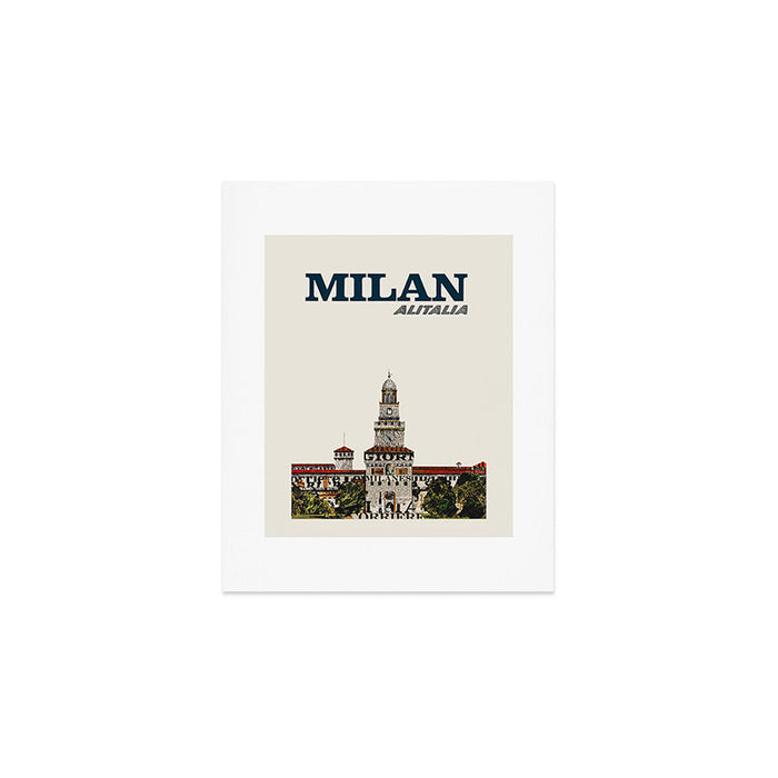 Milan Vintage Travel Poster, 1960s Art Print Gallery Image 1