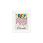 Modernist Poster Denmark Cycling, 1960s Art Print Gallery Image 1