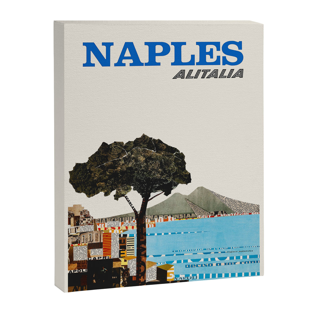 Naples Vintage Travel Poster, 1960s Canvas Print Gallery Image 6