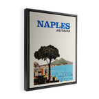 Naples Vintage Travel Poster, 1960s Framed Canvas Print Gallery Image 2