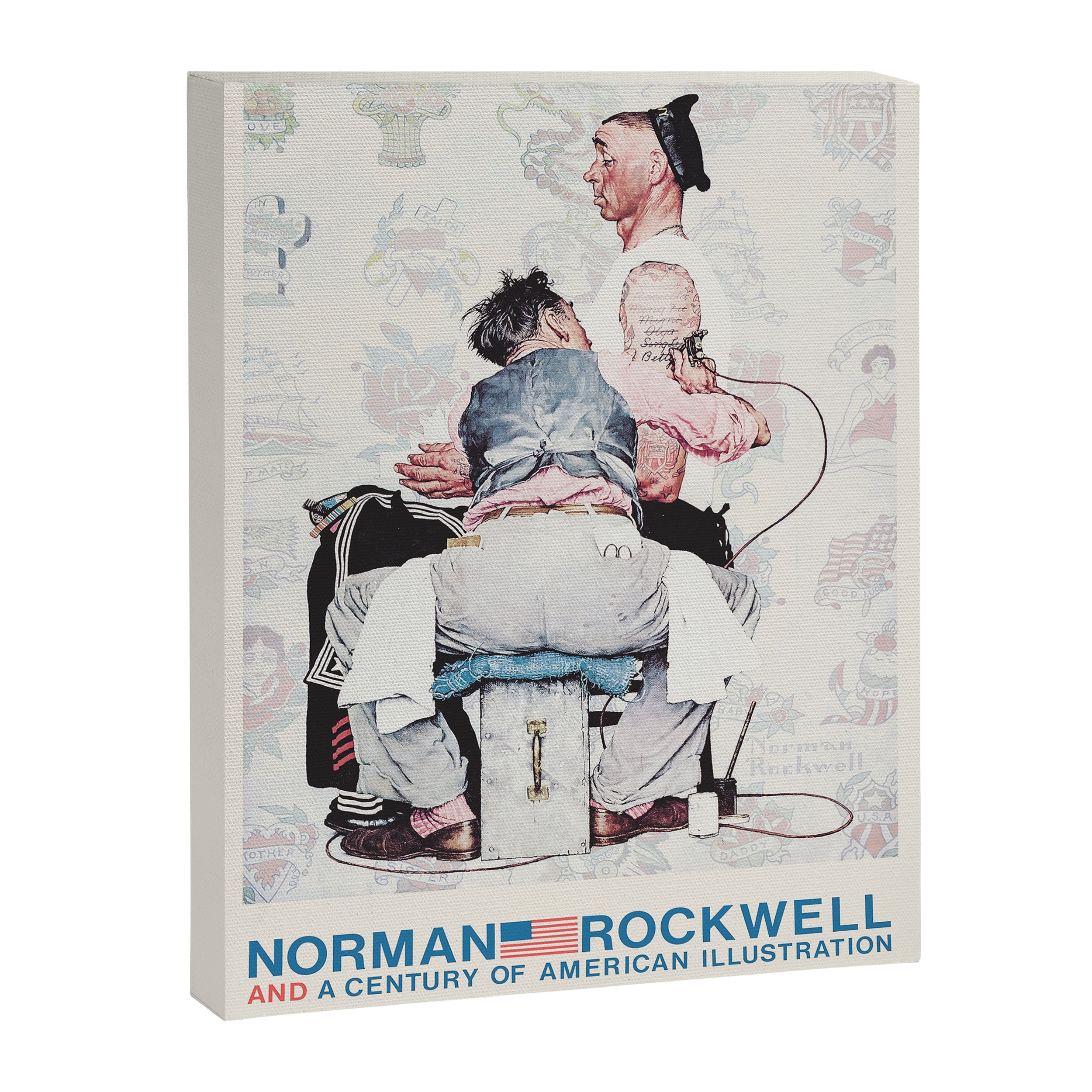 Norman Rockwell Vintage Exhibition Poster, 1972 Canvas Print Gallery Image 8