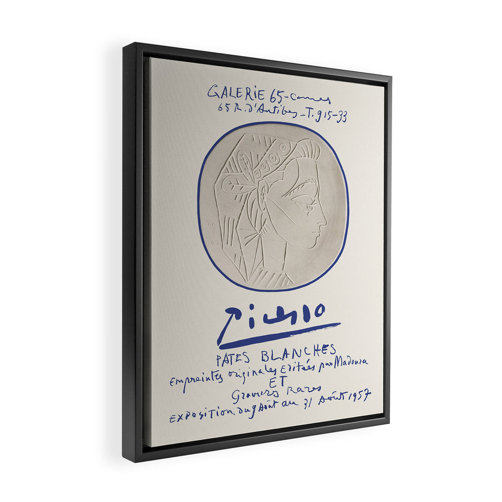 Pablo Picasso Art Exhibition Poster, 1957 Framed Canvas Print Gallery Image 2