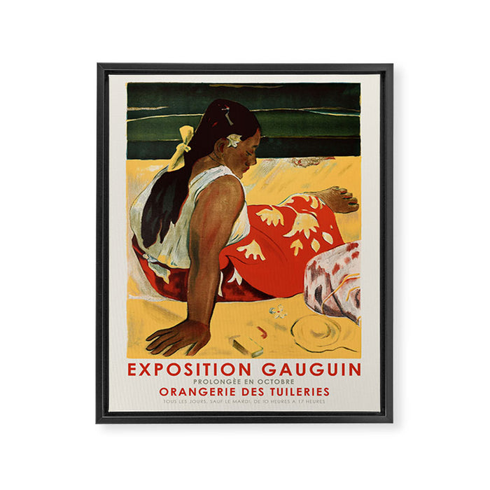 Paul Gauguin Art Exhibition Poster, 1950s Framed Canvas Print Gallery Image 1