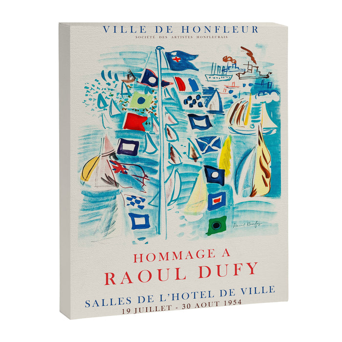 Raoul Dufy Art Exhibition Poster, 1954 Canvas Print Gallery Image 1