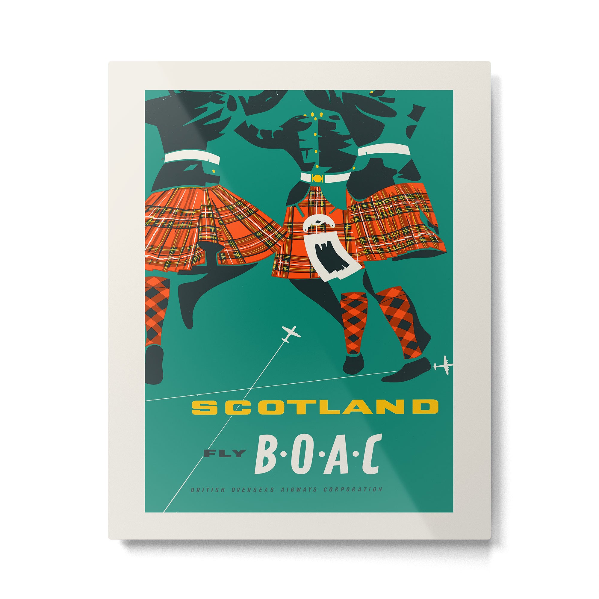 Scotland - Vintage scottish travel poster, 1954 Metal Print Gallery Image 4