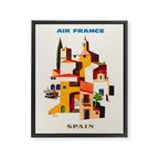 Spain Vintage Travel Poster, 1959 Framed Canvas Print Gallery Image 6