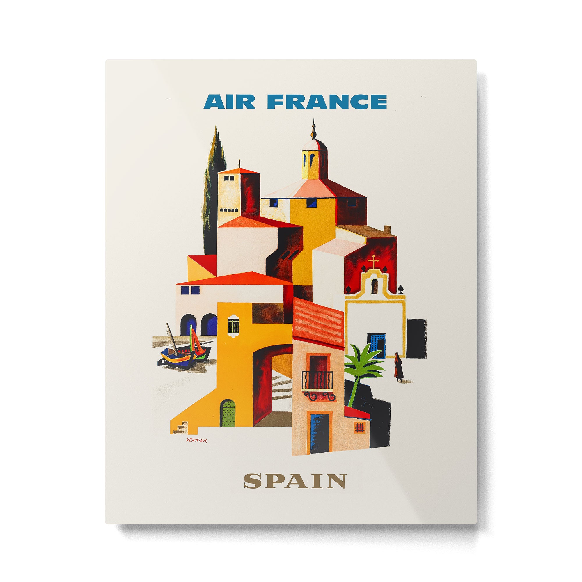 Spain Vintage Travel Poster, 1959 Metal Print Gallery Image 4