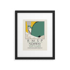 Summer Cruises to Norway - Vintage travel poster, 1930 Framed Art Print Gallery Image 5