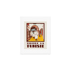 Tunisia Vintage travel poster, 1950s Art Print Gallery Image 1