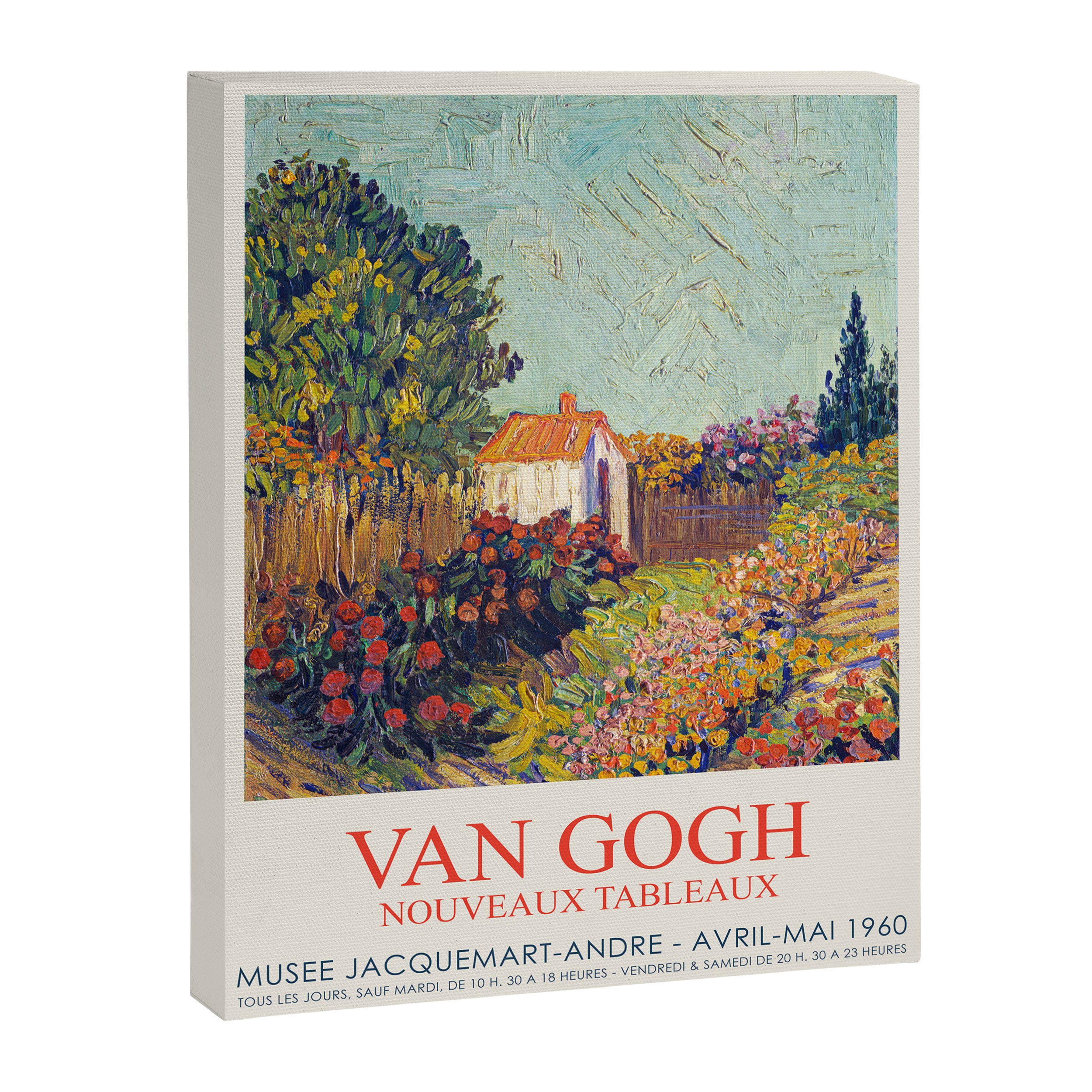 Vincent van Gogh Vintage Exhibition Poster, 1960 Canvas Print Gallery Image 6