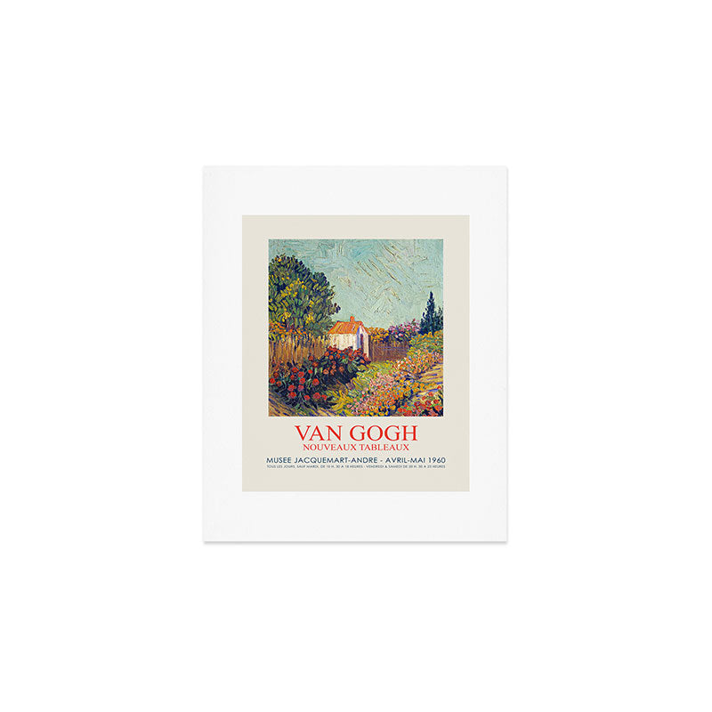 Vincent van Gogh Vintage Exhibition Poster, 1960 Art Print Gallery Image 1