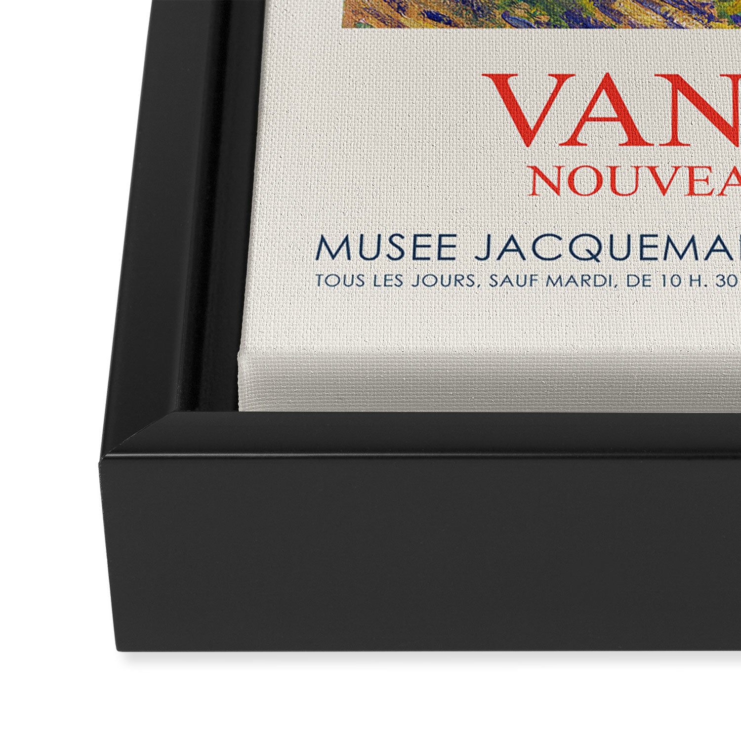 Vincent van Gogh Vintage Exhibition Poster, 1960 Framed Canvas Print Gallery Image 3