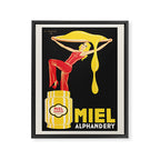 Vintage advertising poster - Alphandery Honey, 1932 Framed Canvas Print Gallery Image 6