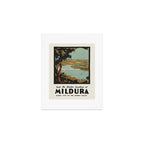 Vintage Australian travel poster - Winter Sunshine at Mildura Art Print Gallery Image 1