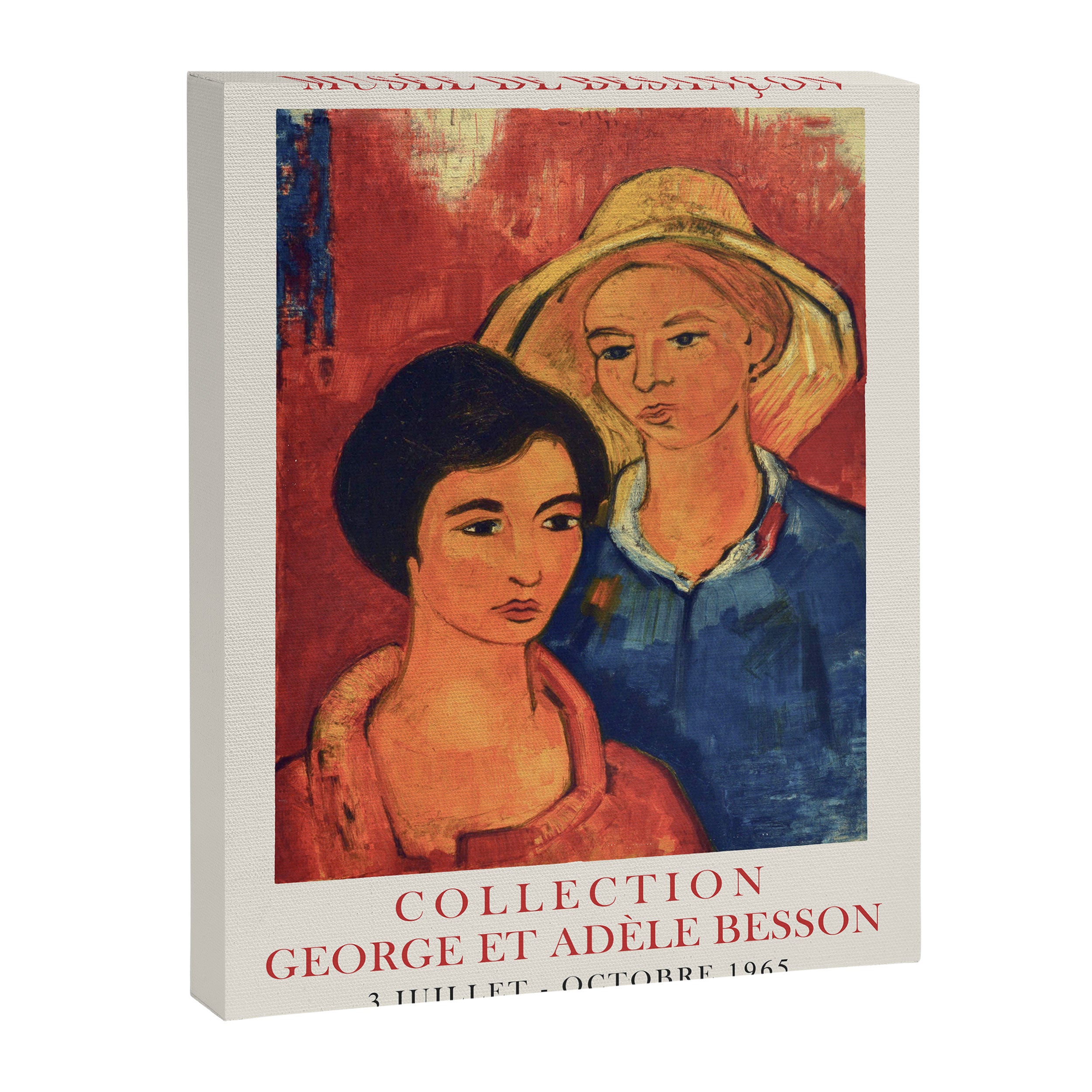 Vintage Exhibition Poster - George and Edele Besson Collection, 1965 Canvas Print Gallery Image 6