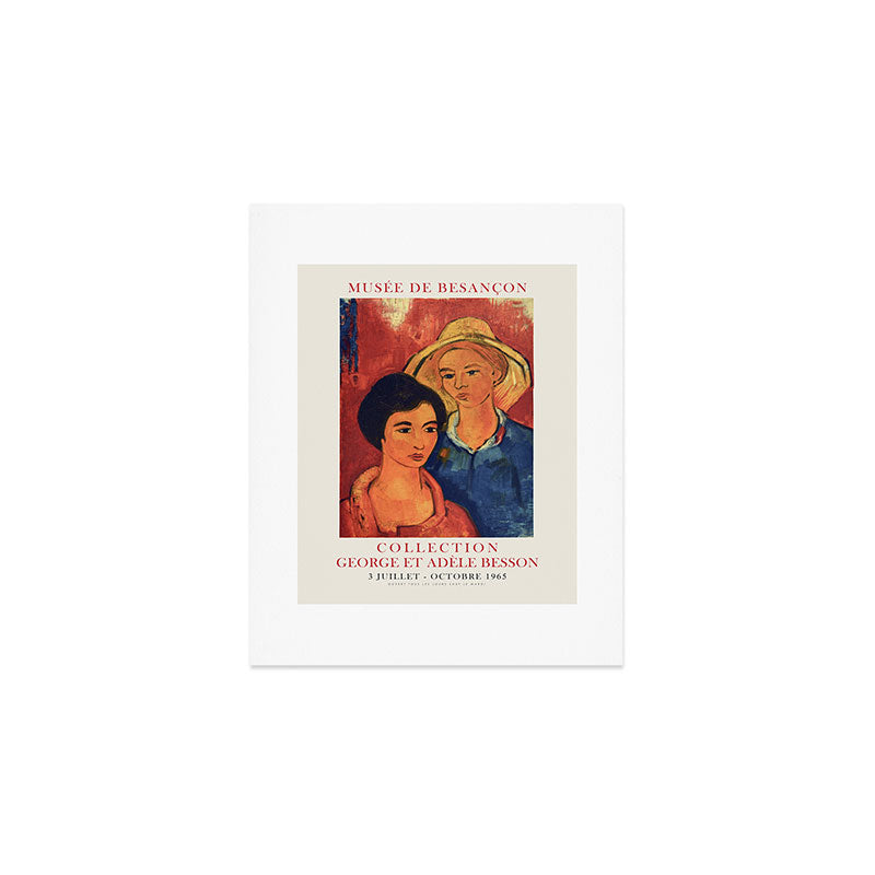 Vintage Exhibition Poster - George and Edele Besson Collection, 1965 Art Print Gallery Image 1