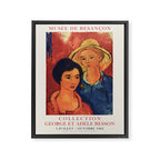 Vintage Exhibition Poster - George and Edele Besson Collection, 1965 Framed Canvas Print Gallery Image 6