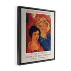 Vintage Exhibition Poster - George and Edele Besson Collection, 1965 Framed Canvas Print Gallery Image 2