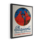 Vintage Italian Food Poster - Baicoli venetian biscuit, 1940s  Framed Canvas Print Gallery Image 2