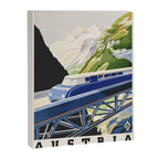 Vintage Railway Poster Austria Alps, 1930s Canvas Print Gallery Image 6