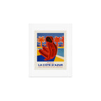 Visite Cote d'Azur Summer Travel Poster Art Print Gallery Image 1
