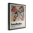 Wassily Kandinsky - Exhibition poster Framed Canvas Print Gallery Image 2