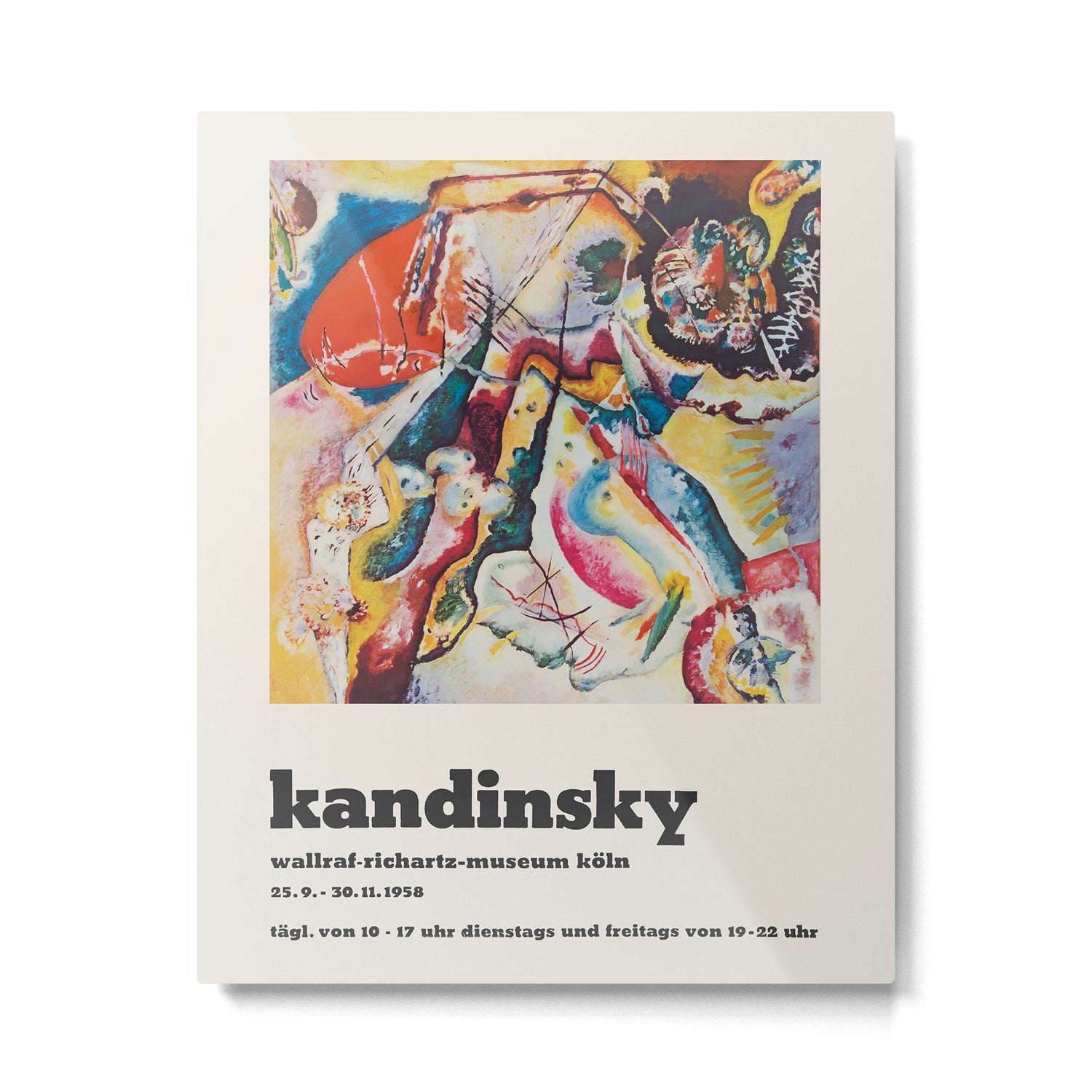 Wassily Kandinsky - Exhibition poster Metal Print Gallery Image 4