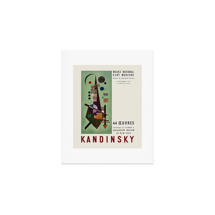 Wassily Kandinsky Vintage Exhibition poster, 1957 Art Print Gallery Image 1