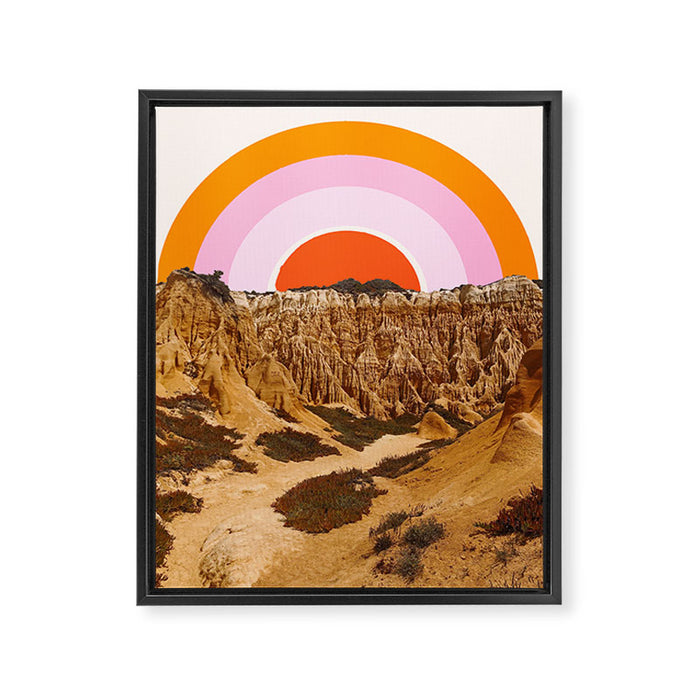 Alentejo Rainbow Framed Canvas Print Gallery Image 1