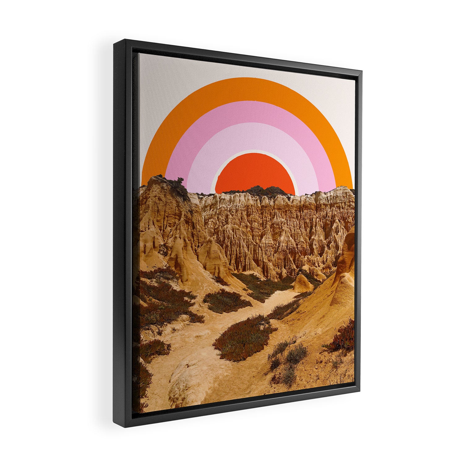 Alentejo Rainbow Framed Canvas Print Gallery Image 2