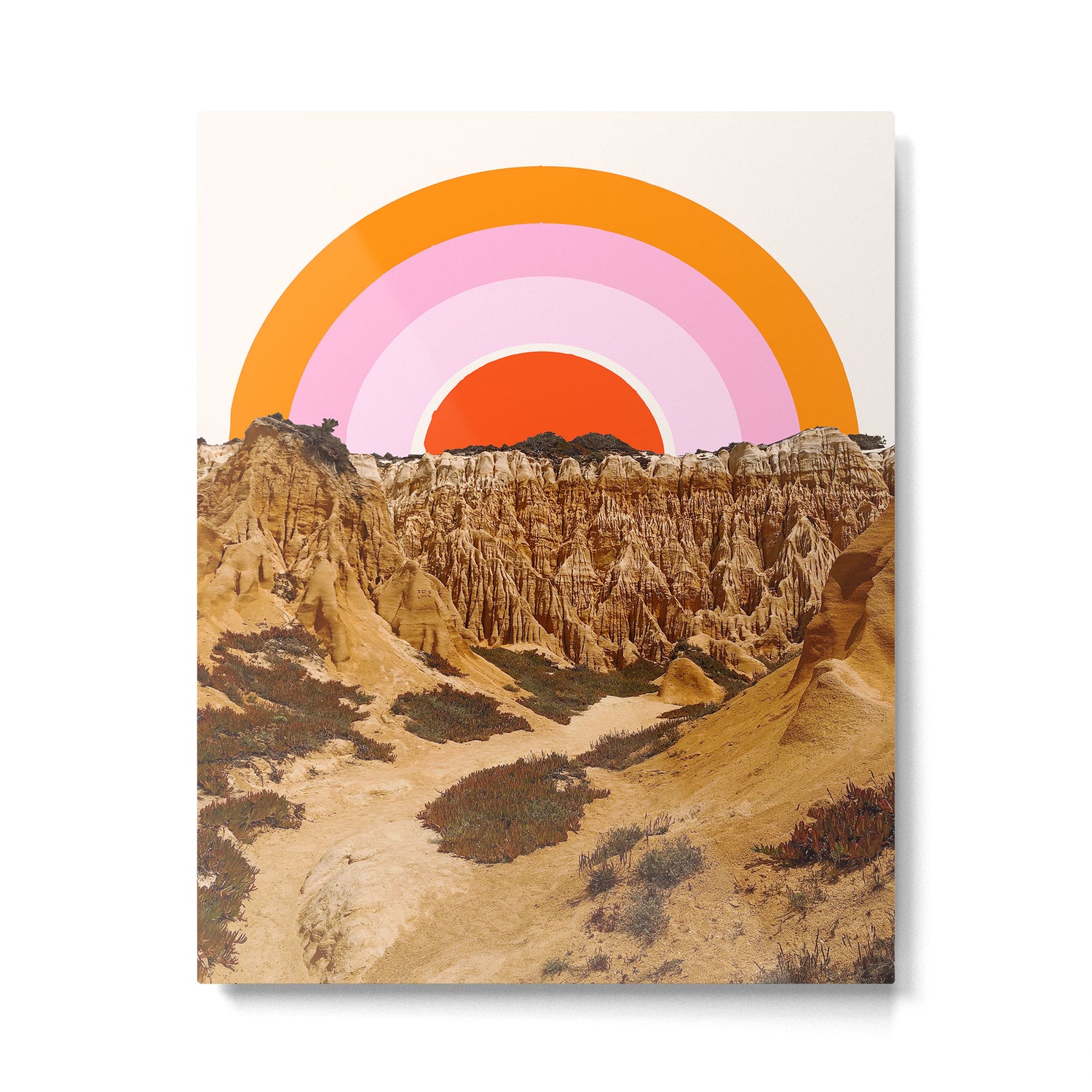 Alentejo Rainbow Metal Print Gallery Image 4