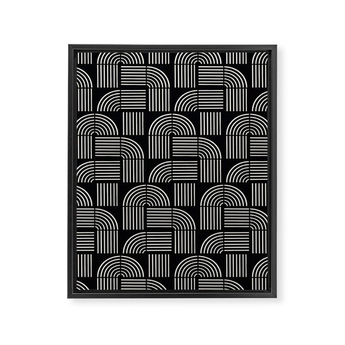 Balance Lines Framed Canvas Print Gallery Image 1