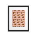 Big Cat pattern Softpink Framed Art Print Gallery Image 5