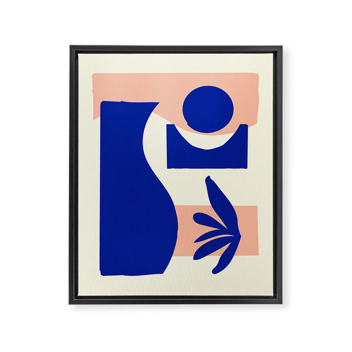 Blue Jar Framed Canvas Print Gallery Image 1