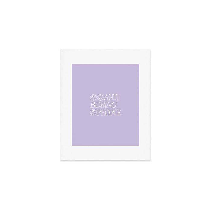 Boring people Art Print Gallery Image 1